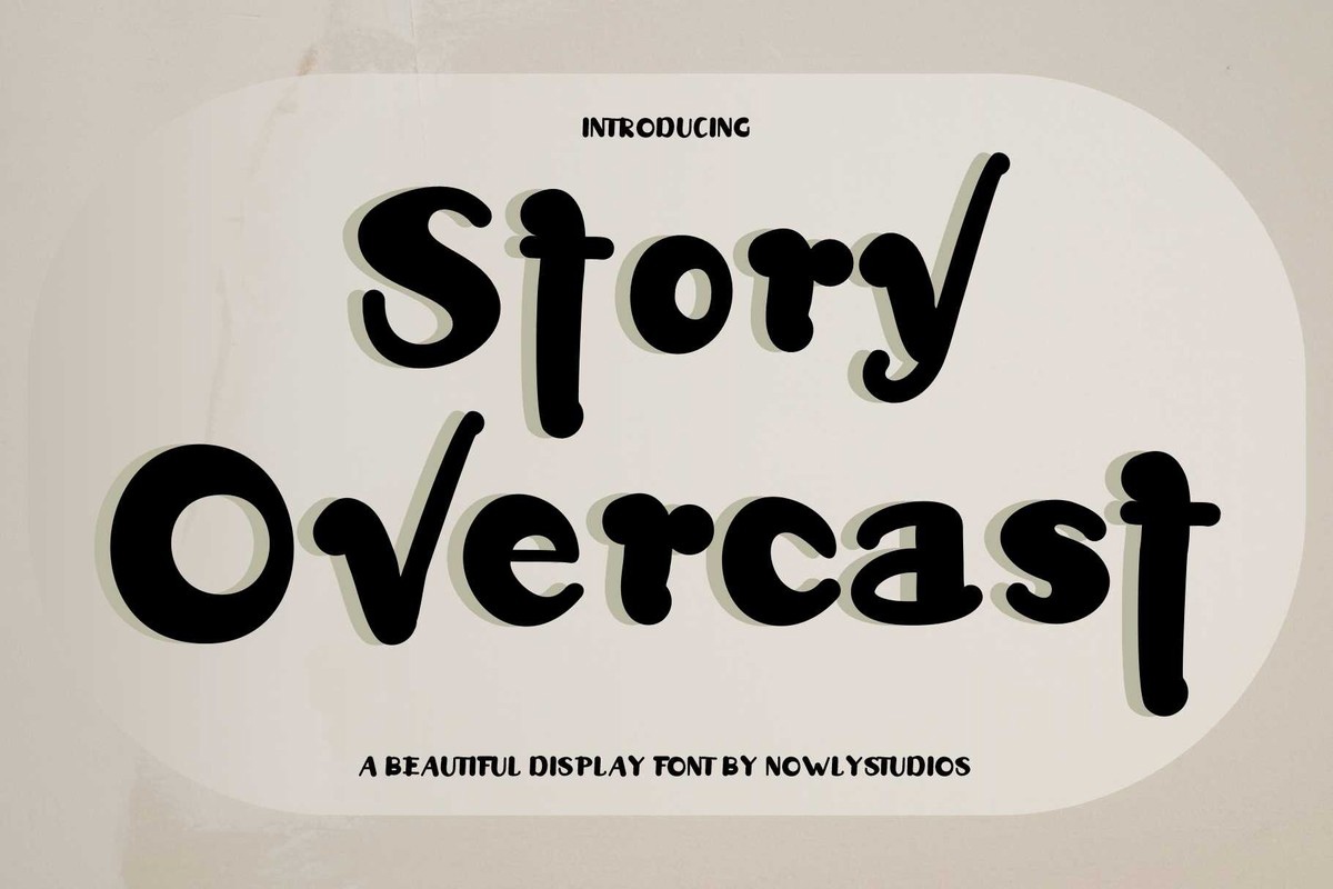 Font Story Overcast