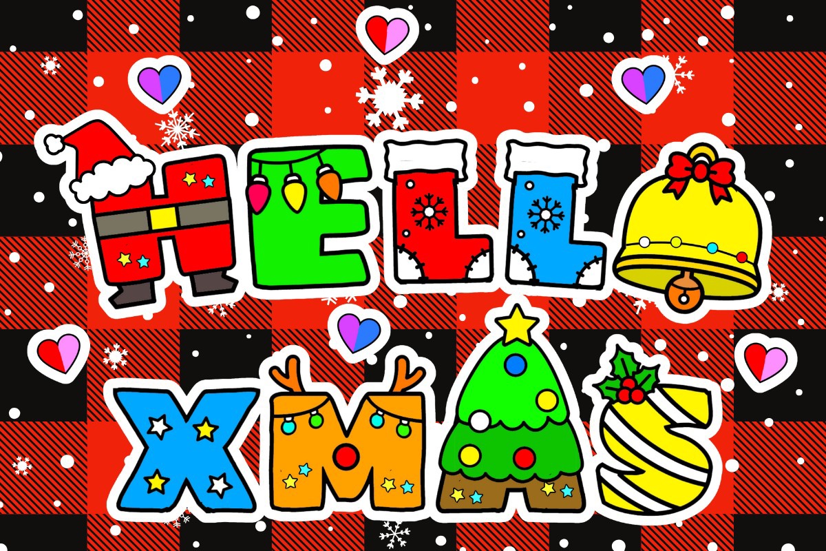 Font Hello Xmas