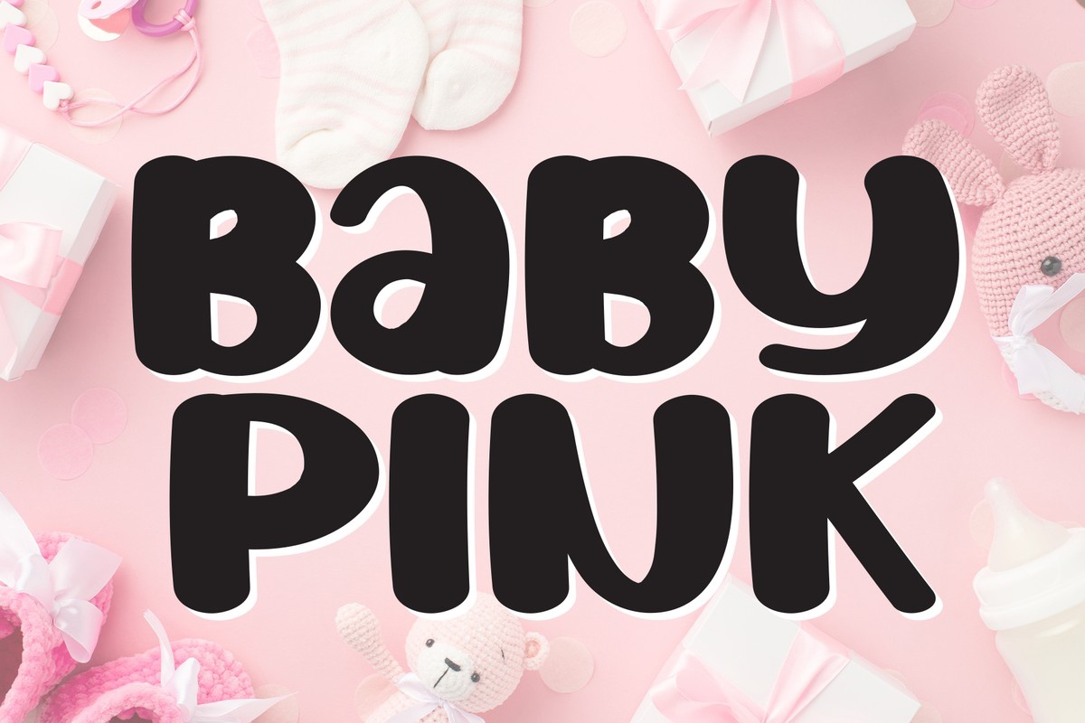 Font Baby Pink