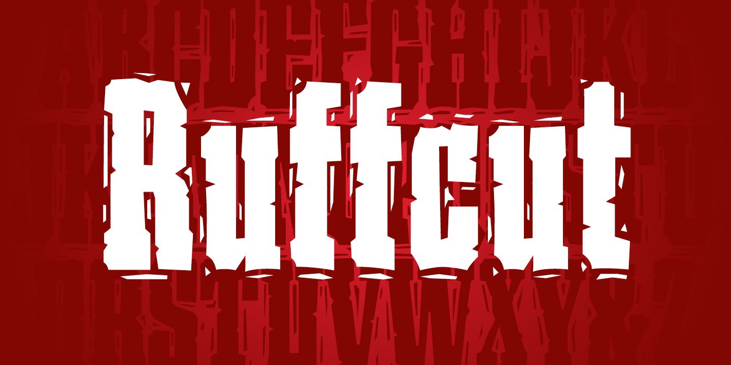 Font P22 Ruffcut