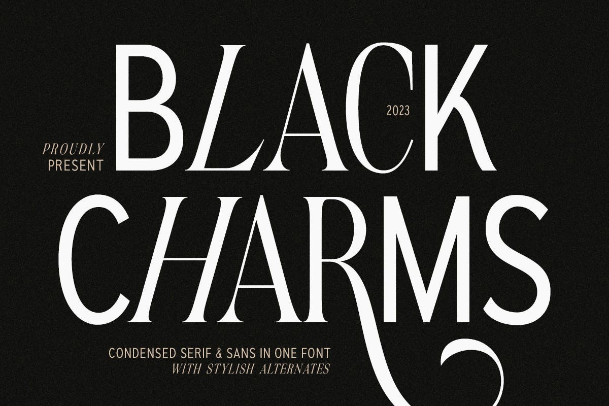 Font Black Charms