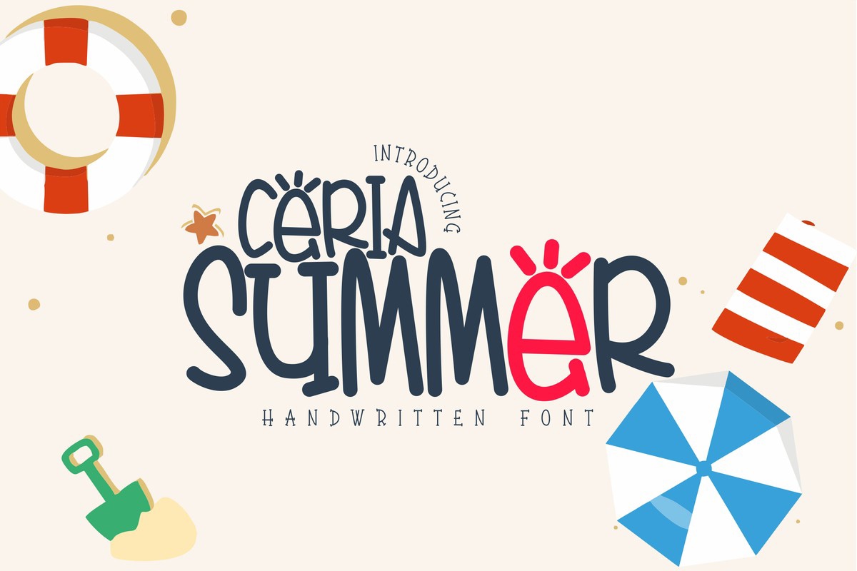 Font Ceria Summer