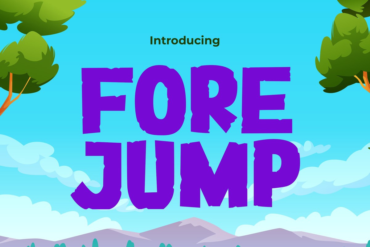 Font Forejump