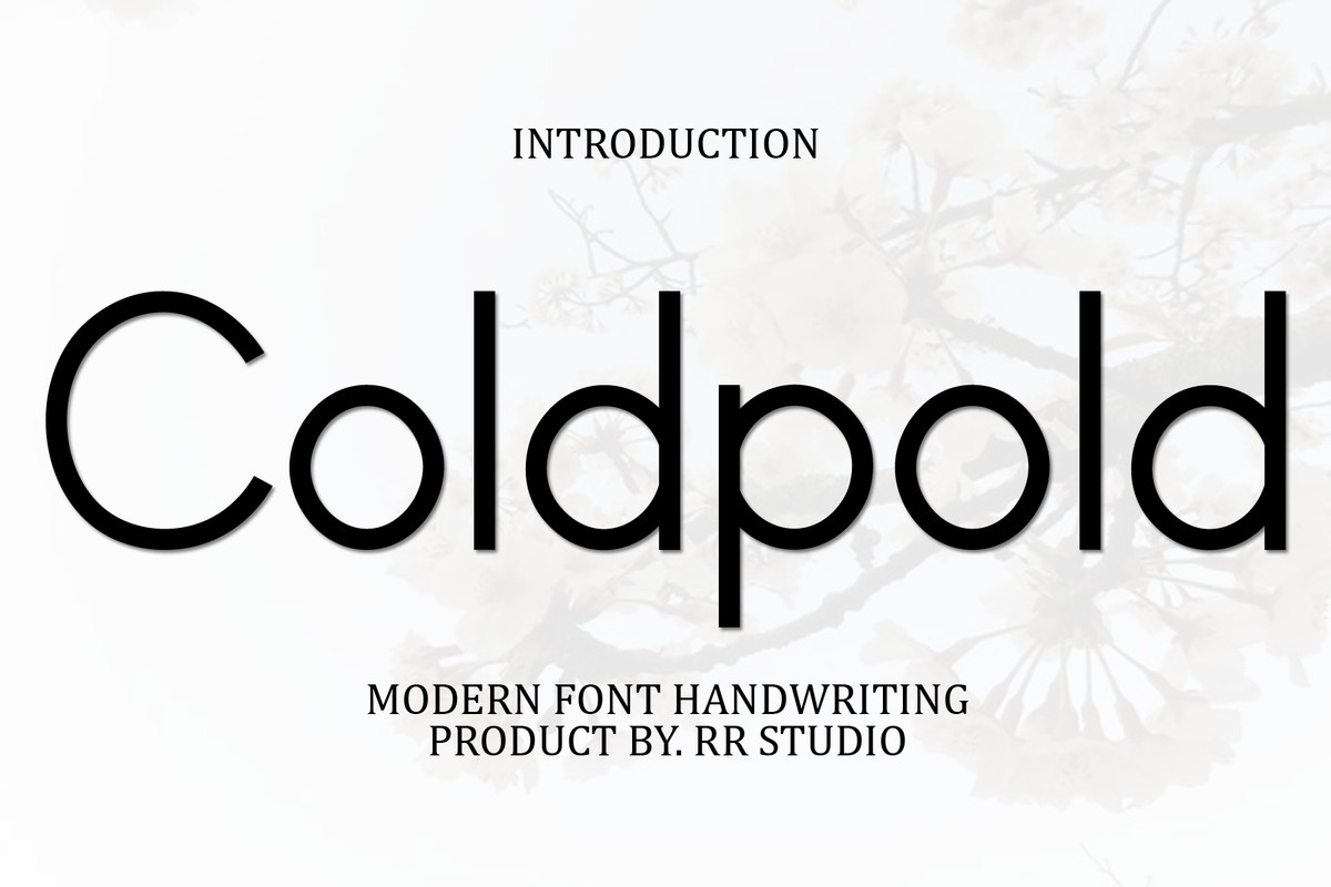 Font Coldpold