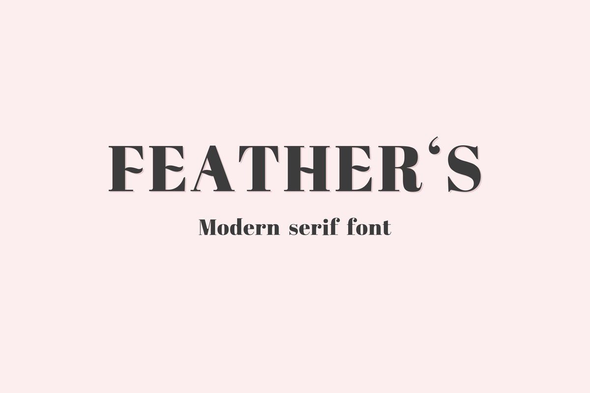 Font Feathers