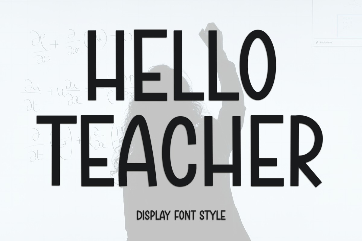 Font Hello Teacher