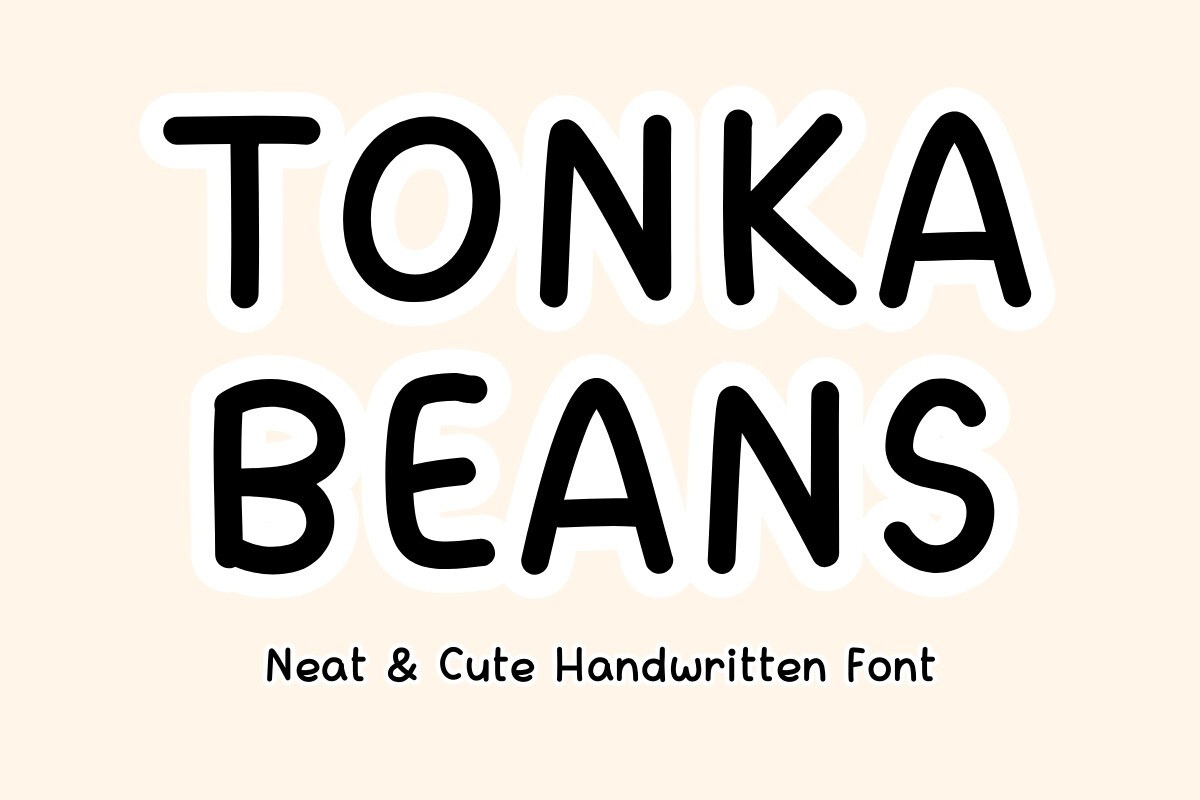 Font Tonka Beans