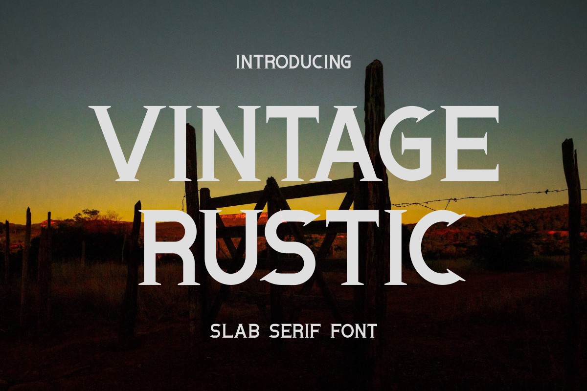 Font Vintage Rustic