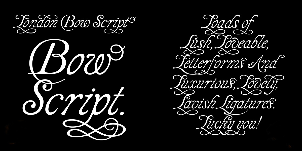 Font LDN Bow Script