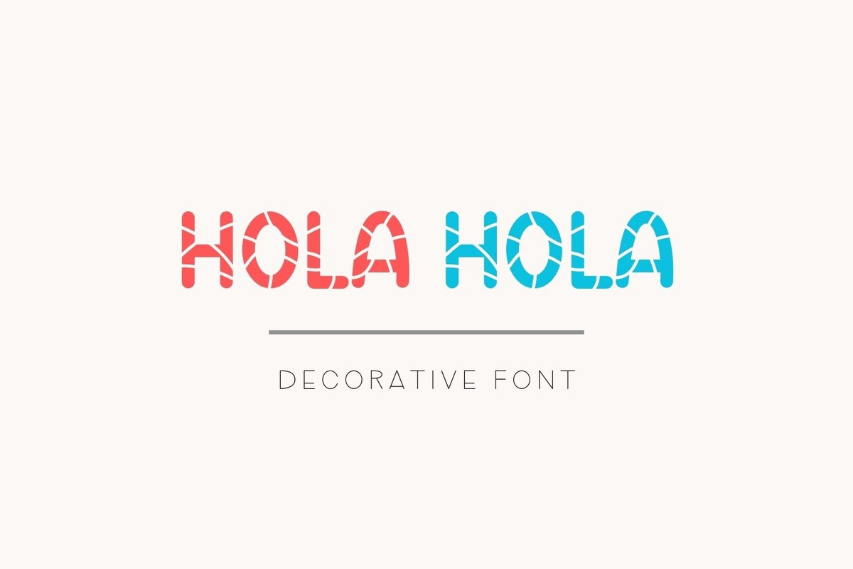 Font Hola