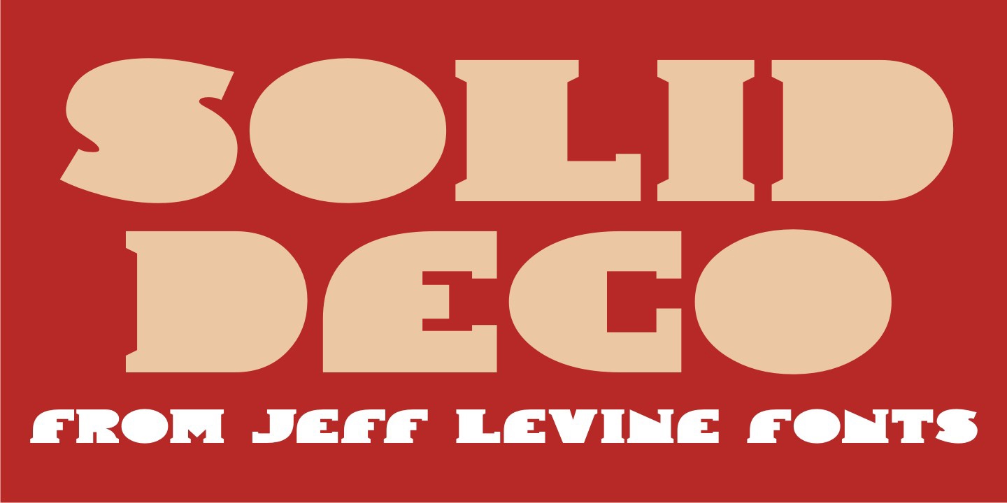 Font Solid Deco JNL