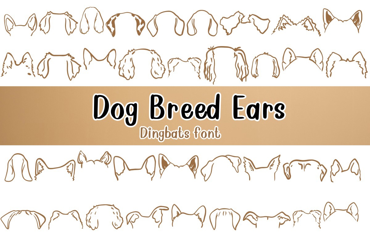 Font Dog Breed Ears