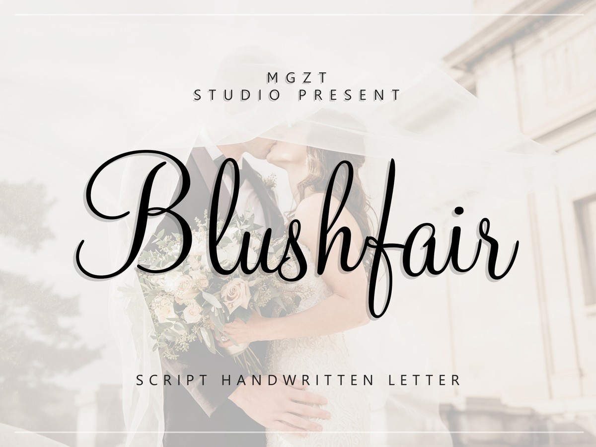 Font Blushfair