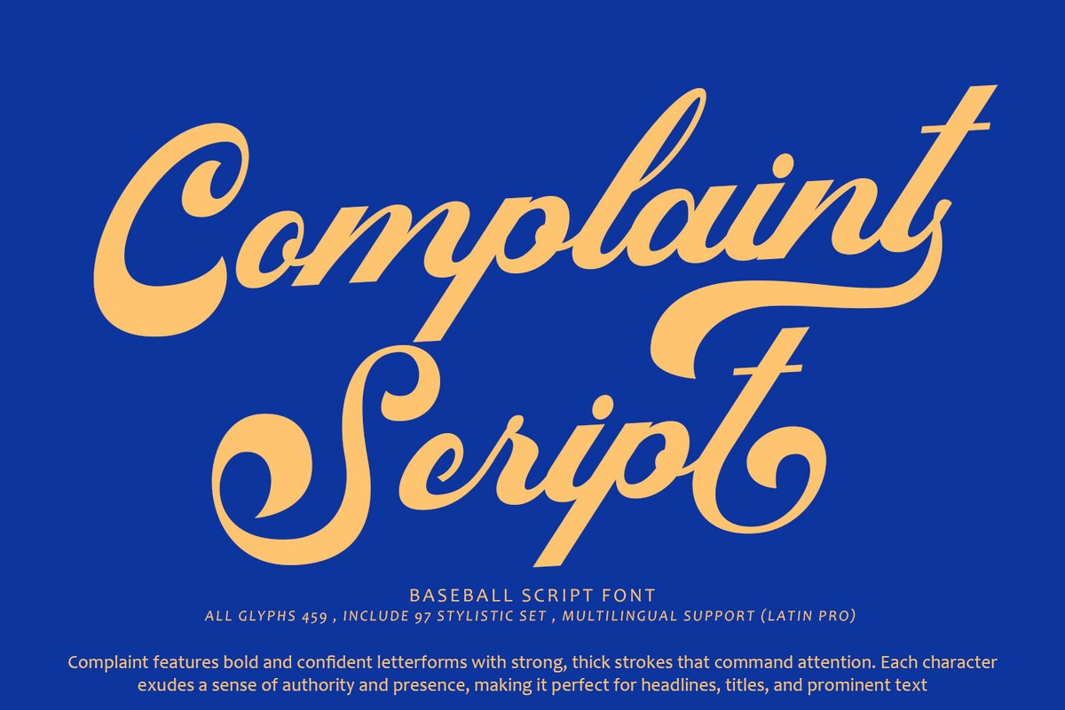 Font Complaint