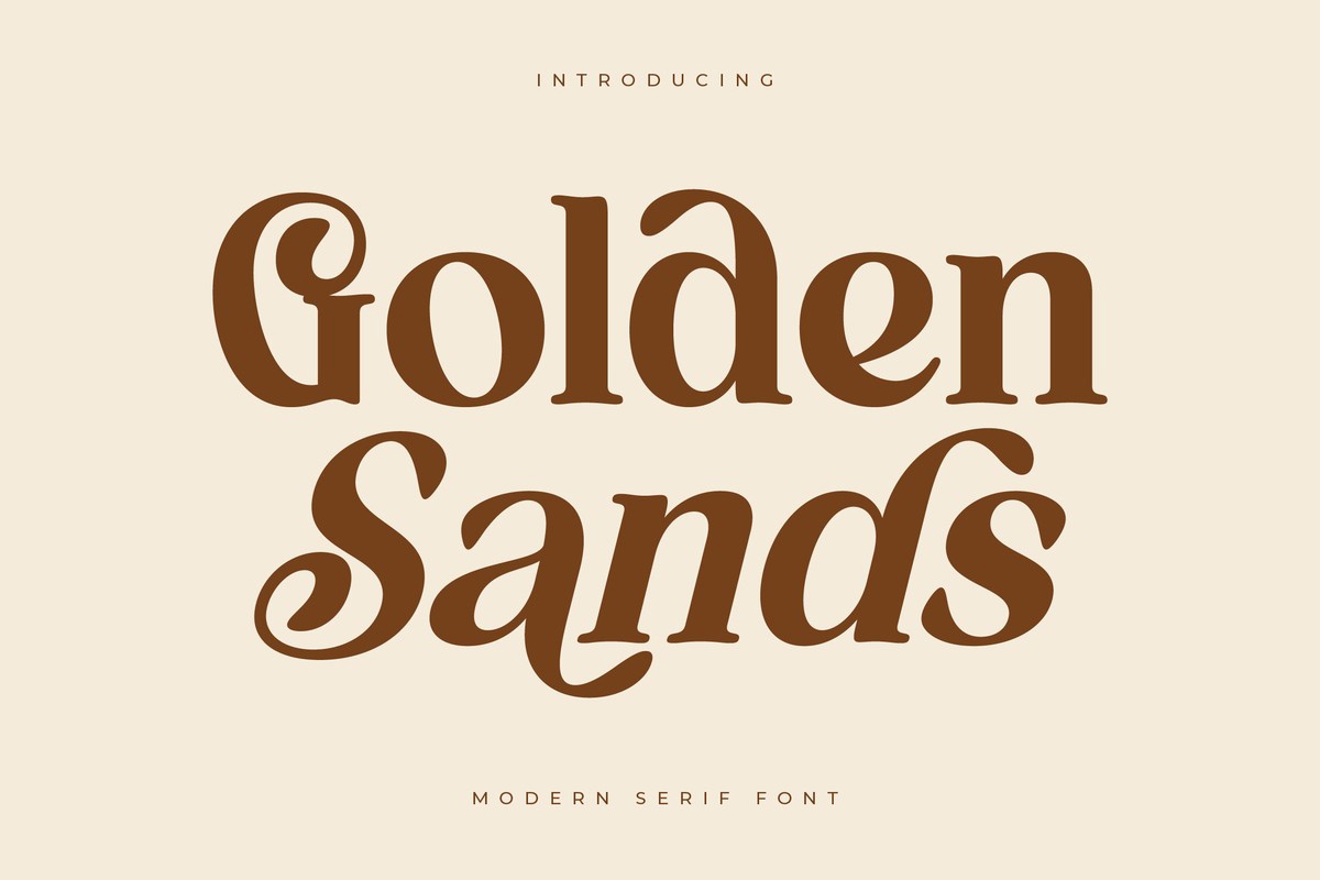 Font Golden Sands