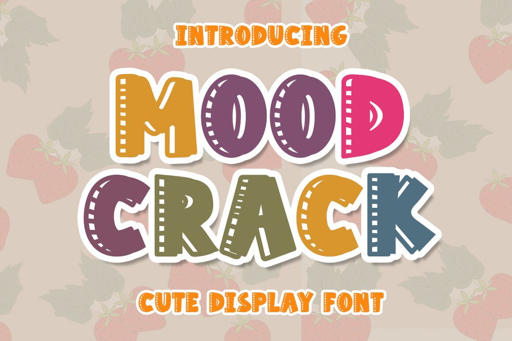 Font Mood Crack