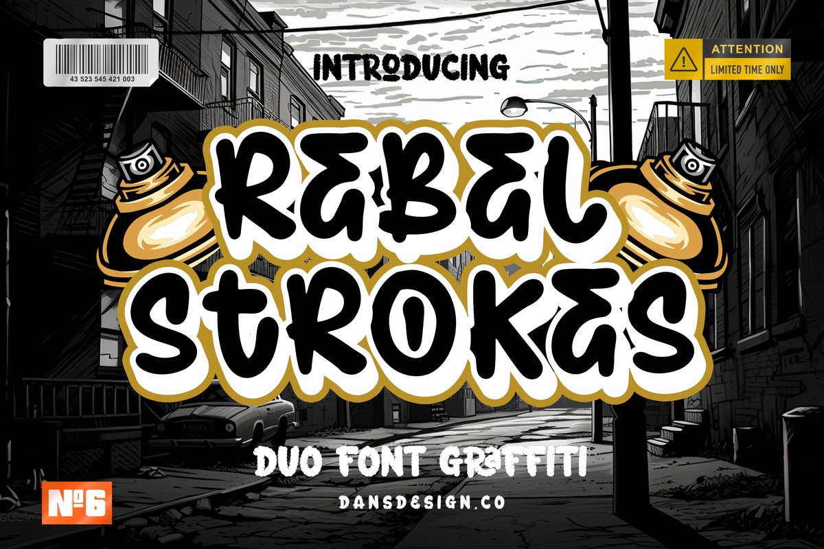 Font Rebel Strokes