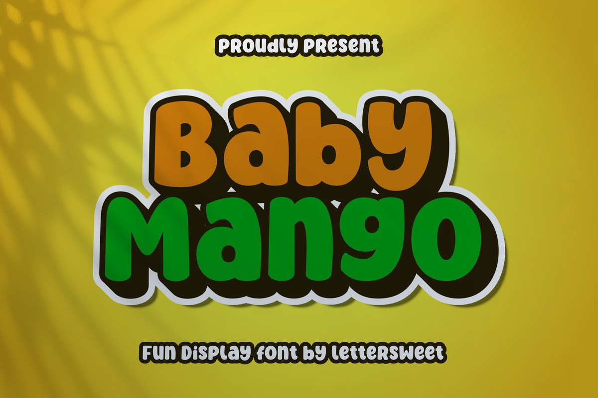 Font Baby Mango