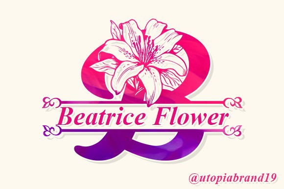 Font Beatrice Flower