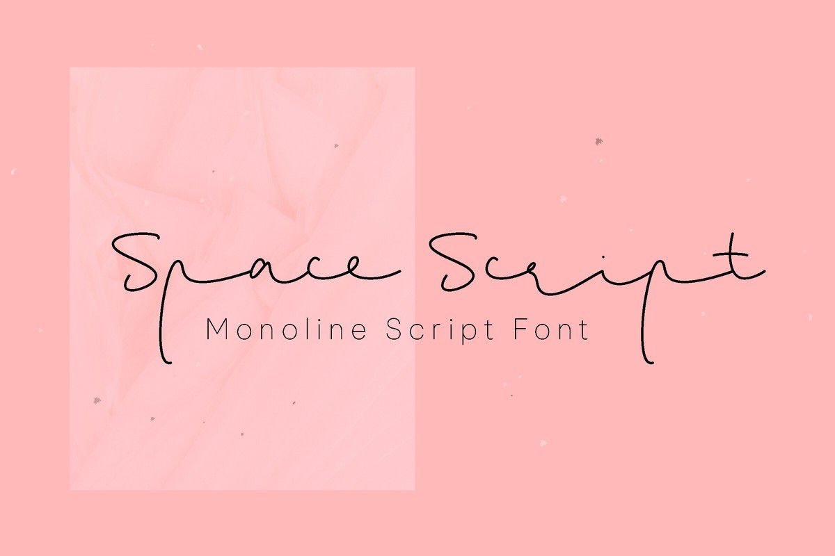 Font Space Script