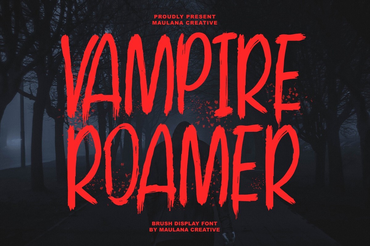 Font Vampire Roamer