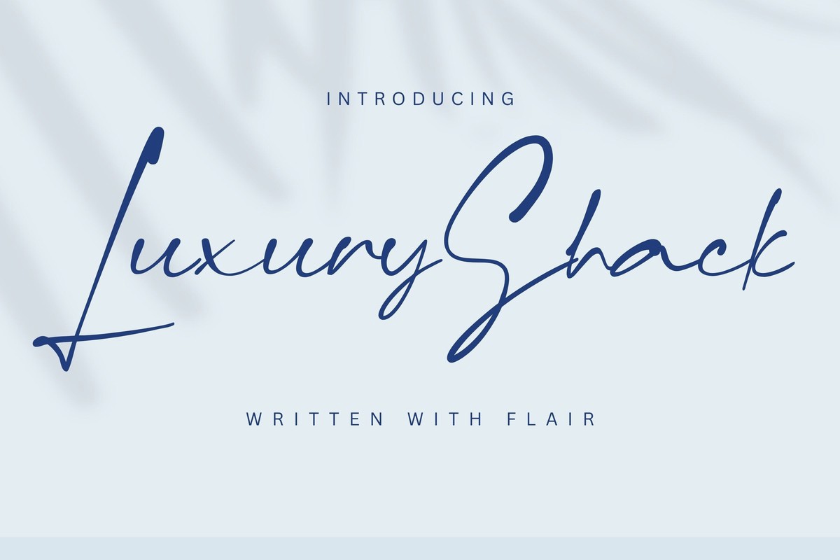 Font LuxuryShack