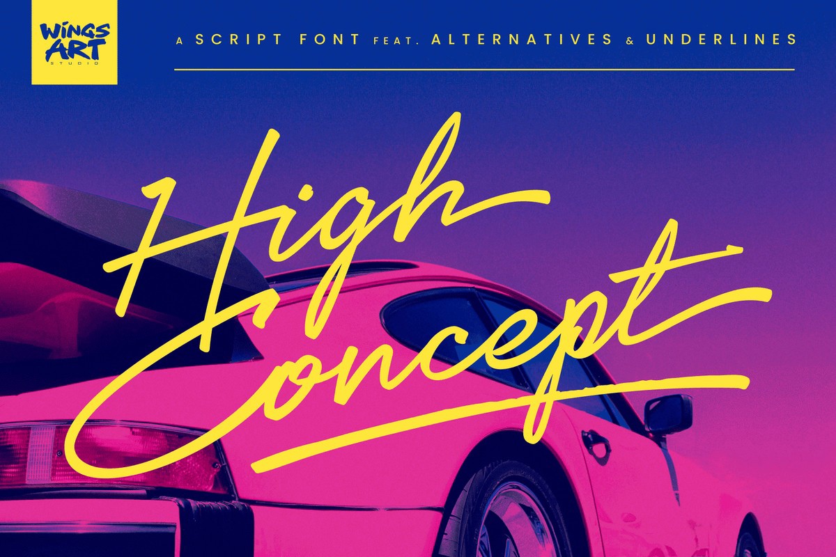 Font High Concept