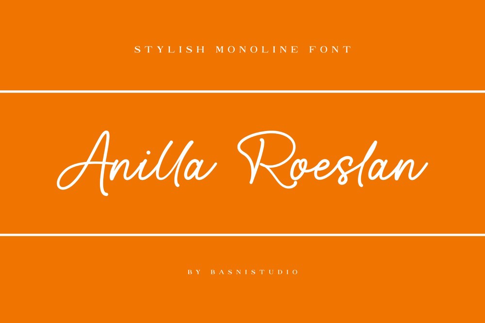 Font Anilla Roeslan