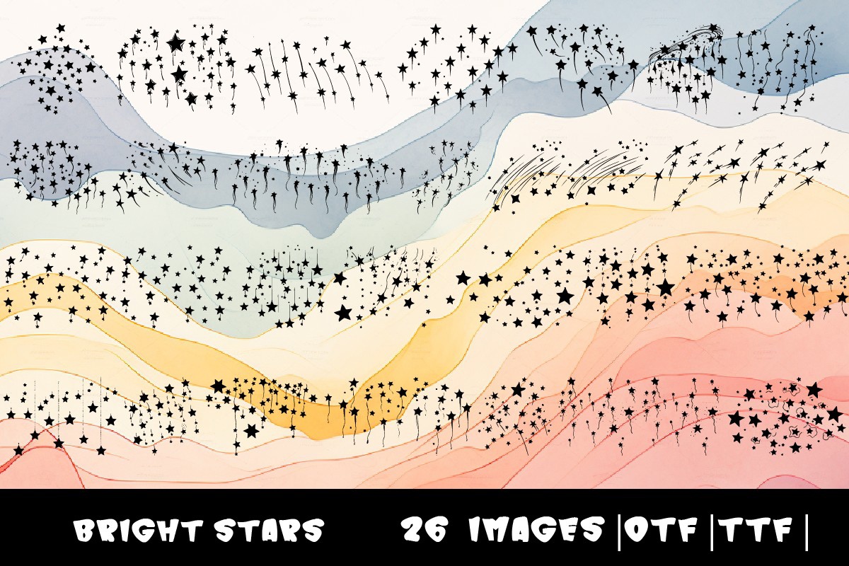 Font Bright Stars