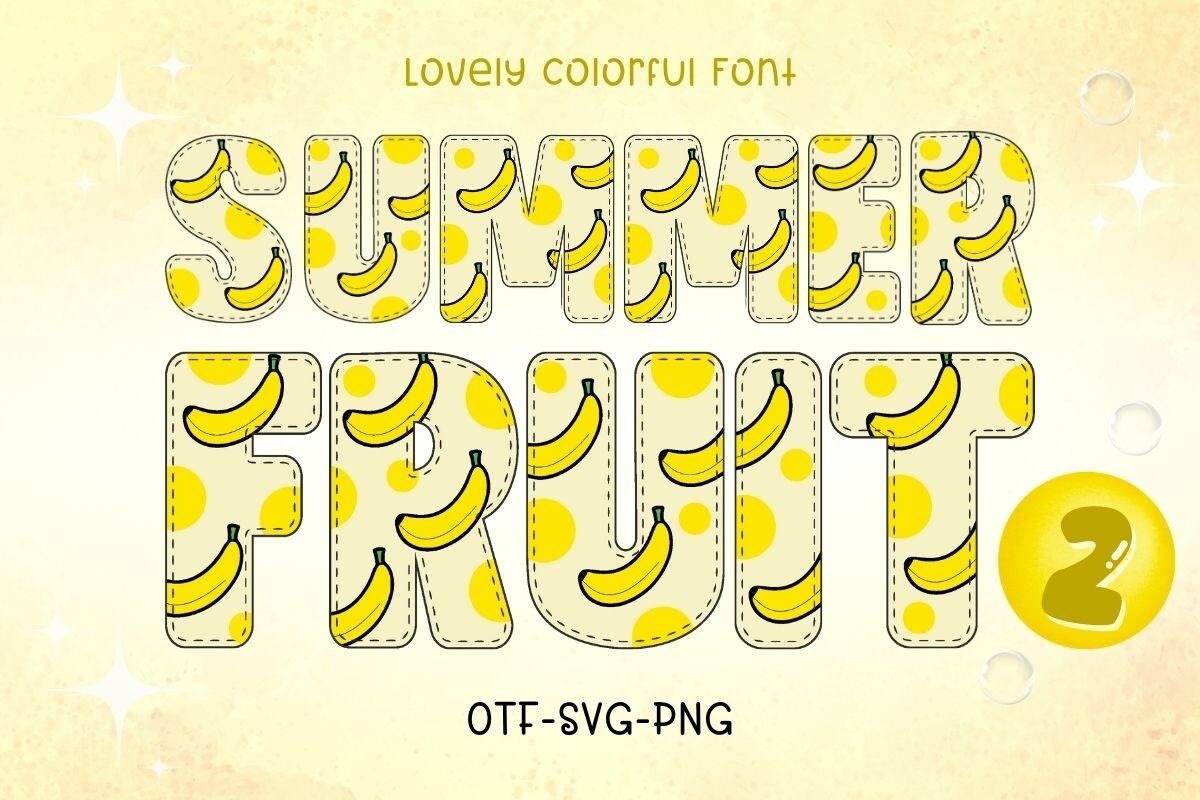 Font Summer Fruit 2