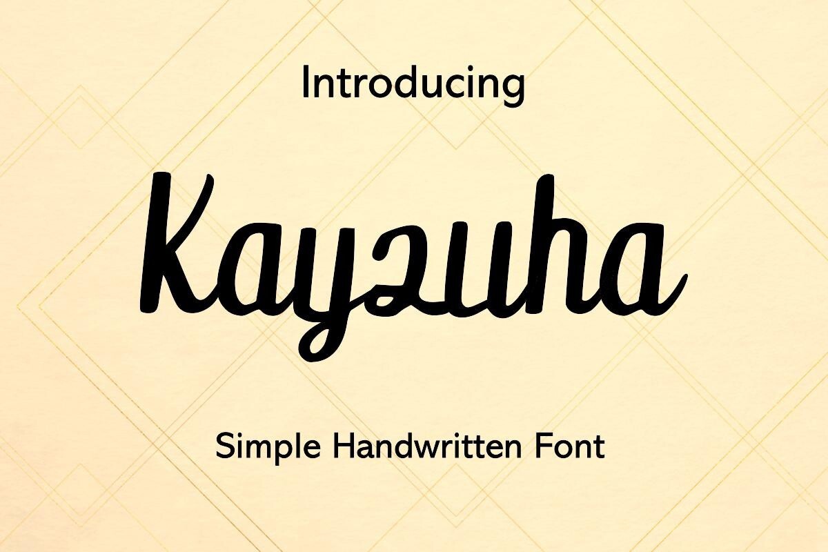 Font Kayzuha