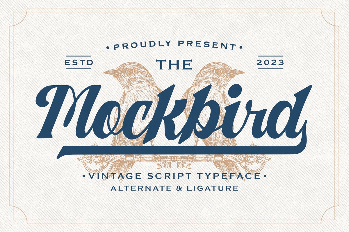 Font Mockbird