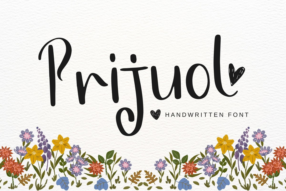 Font Prijuol