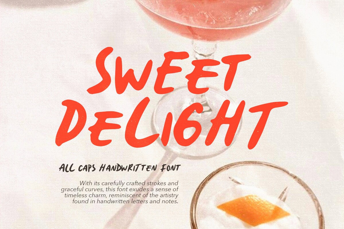 Font Sweet Delight