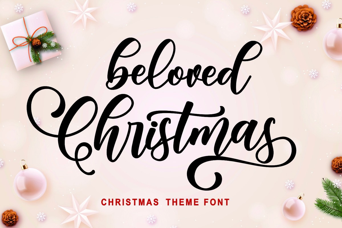 Font Beloved Christmas