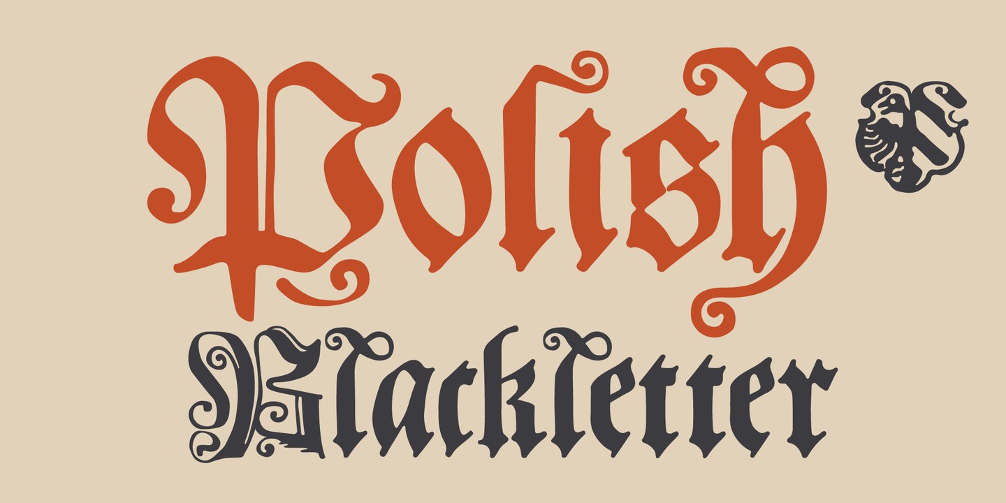 Font Polish Blackletter