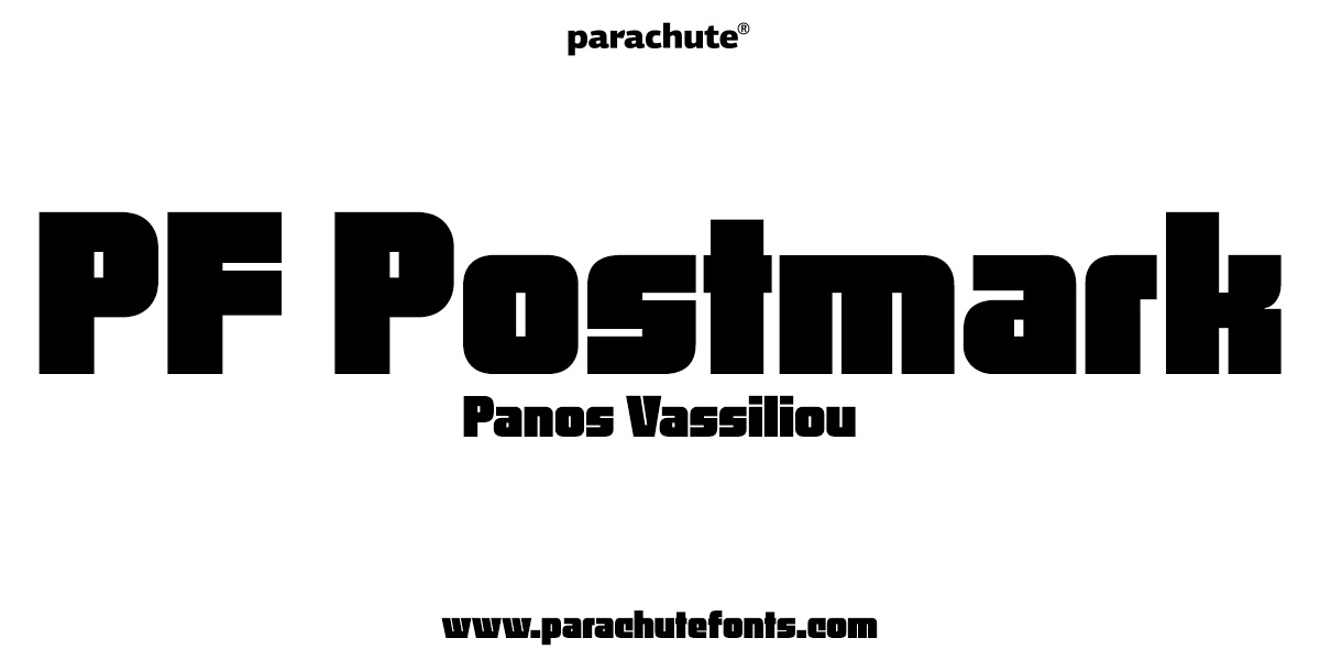 Font PF Postmark