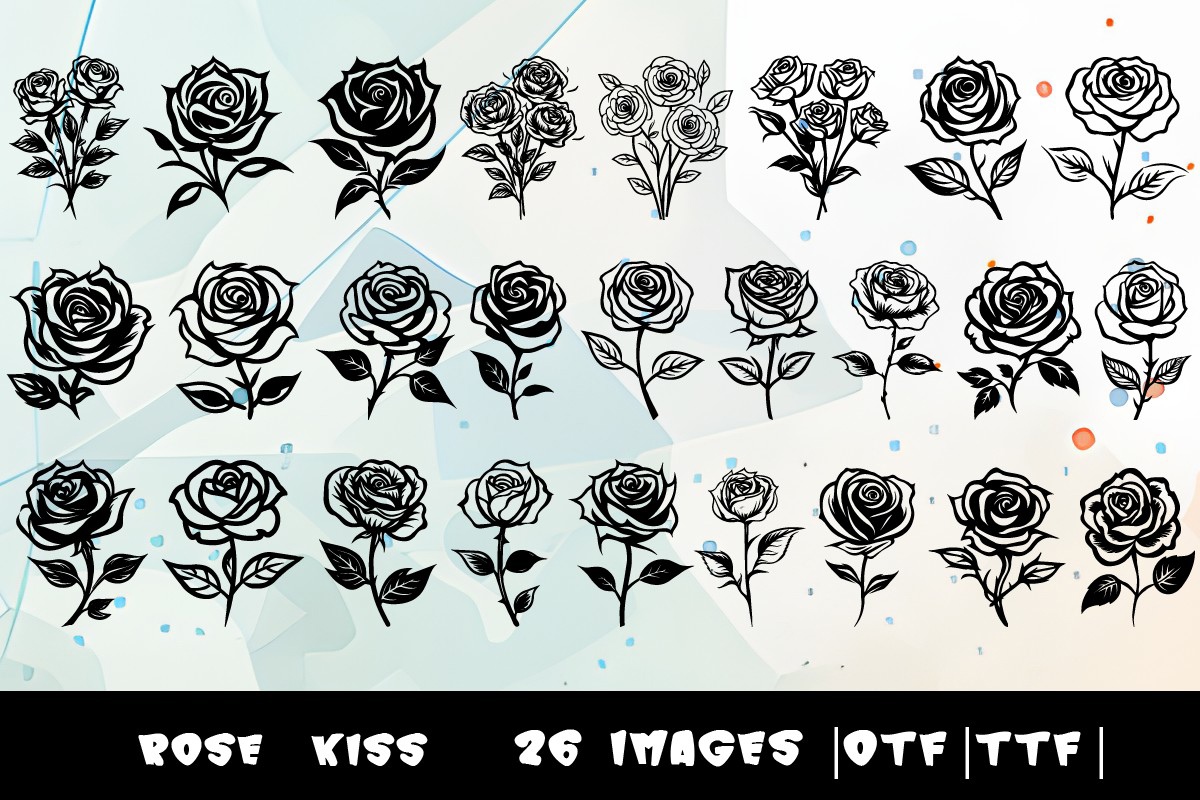 Font Rose Kiss