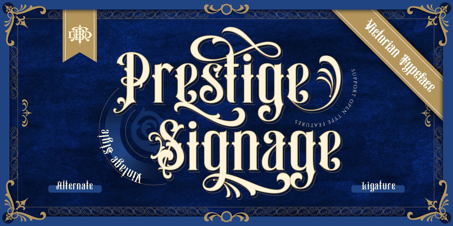 Font Prestige Signage