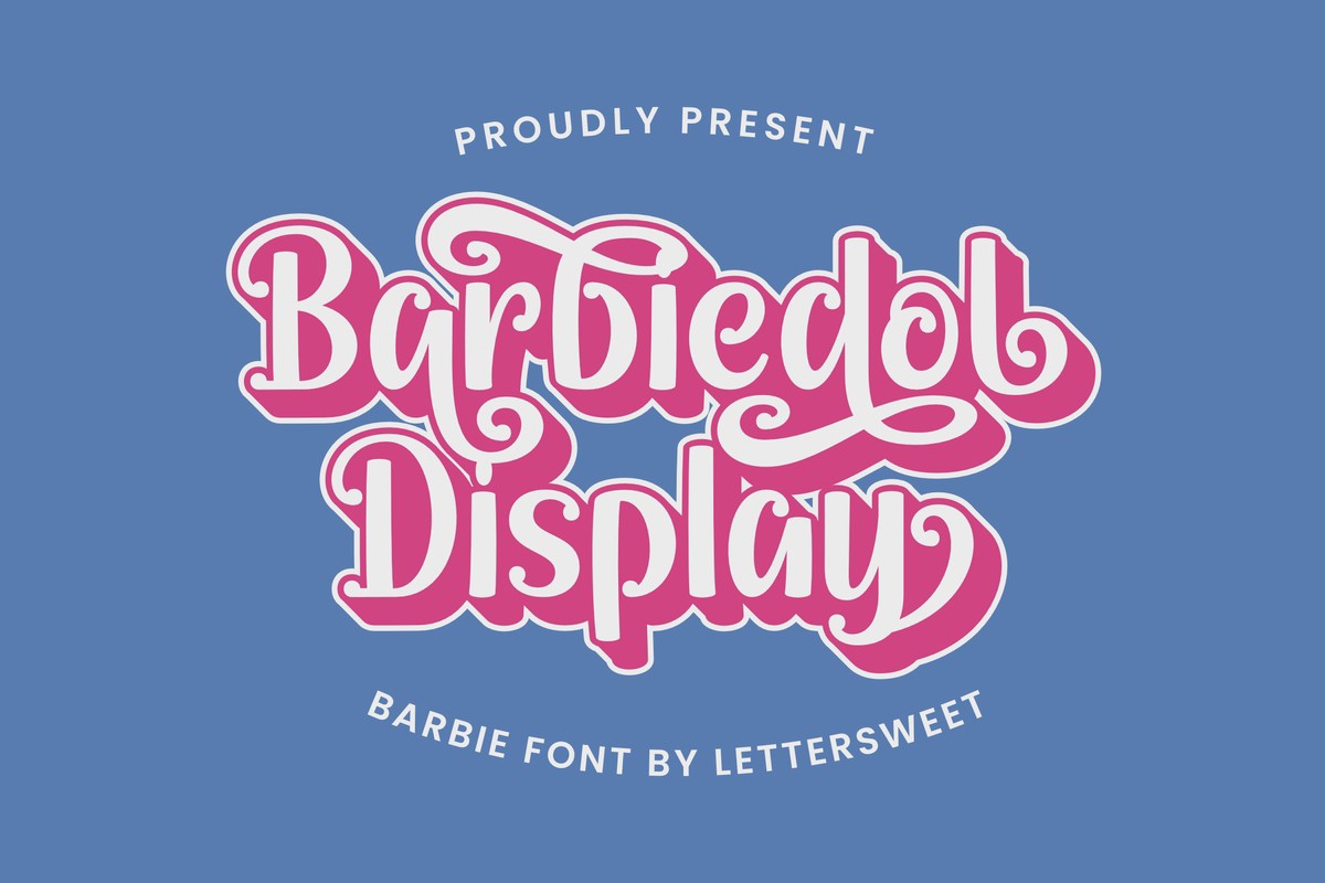 Font Barbiedol Display