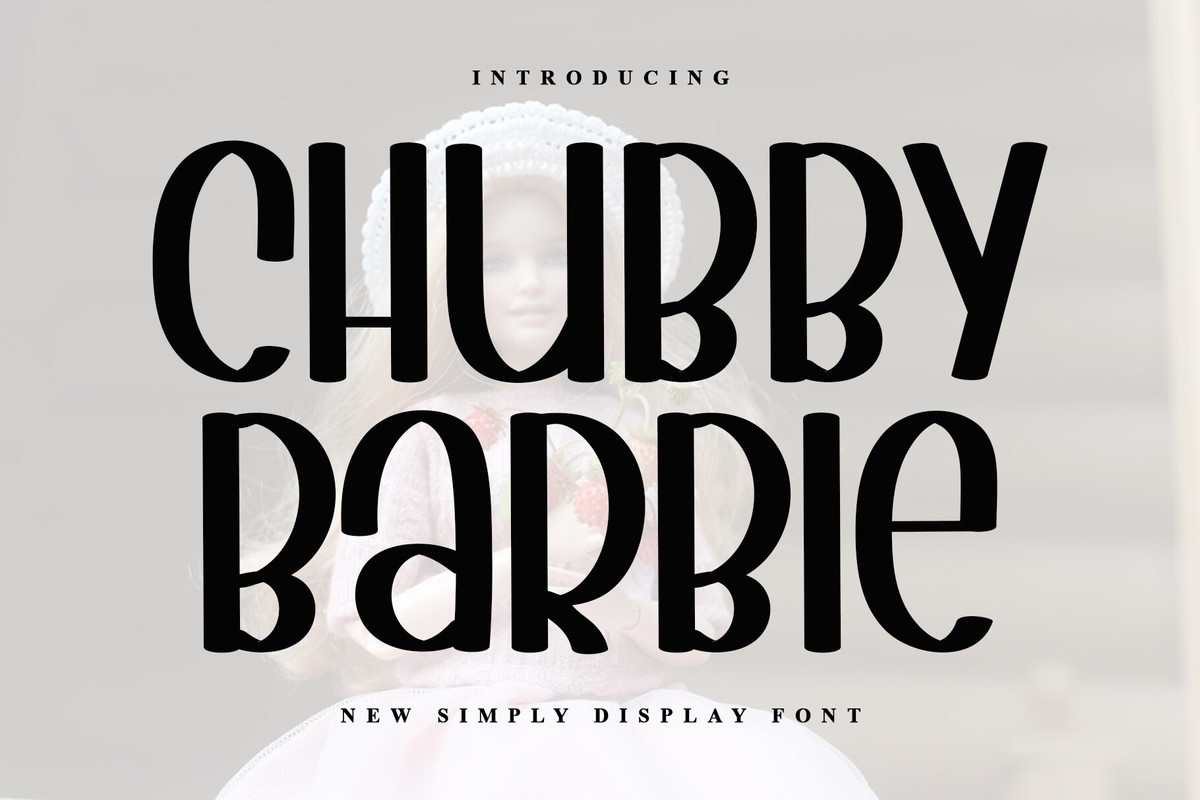 Font Chubby Barbie