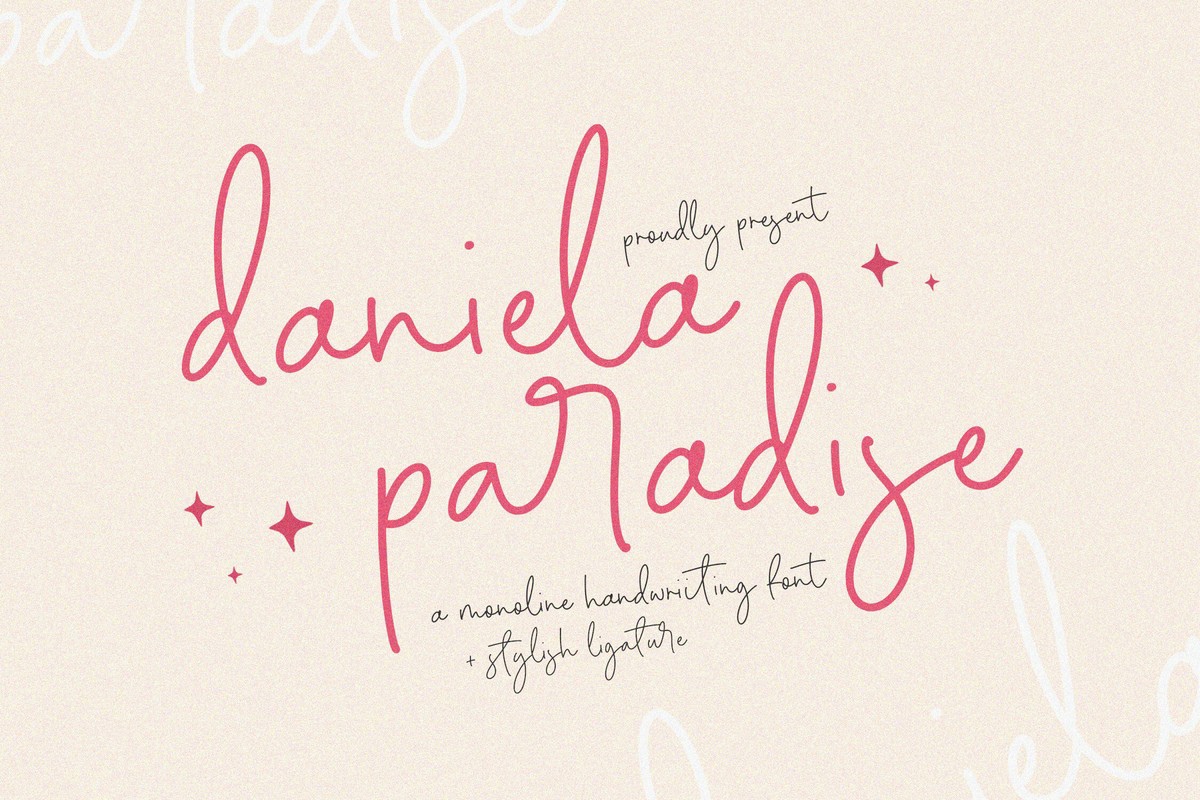 Font Daniela Paradise