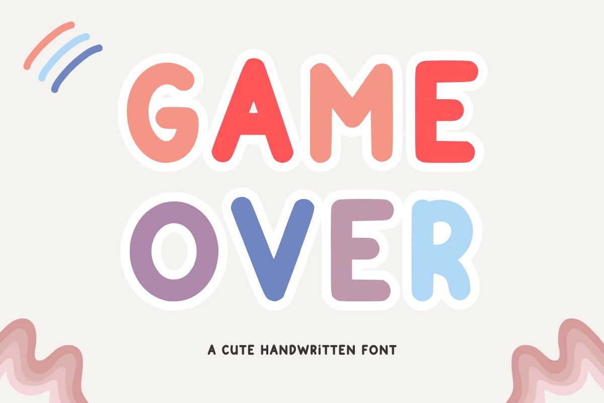 Font Game Over