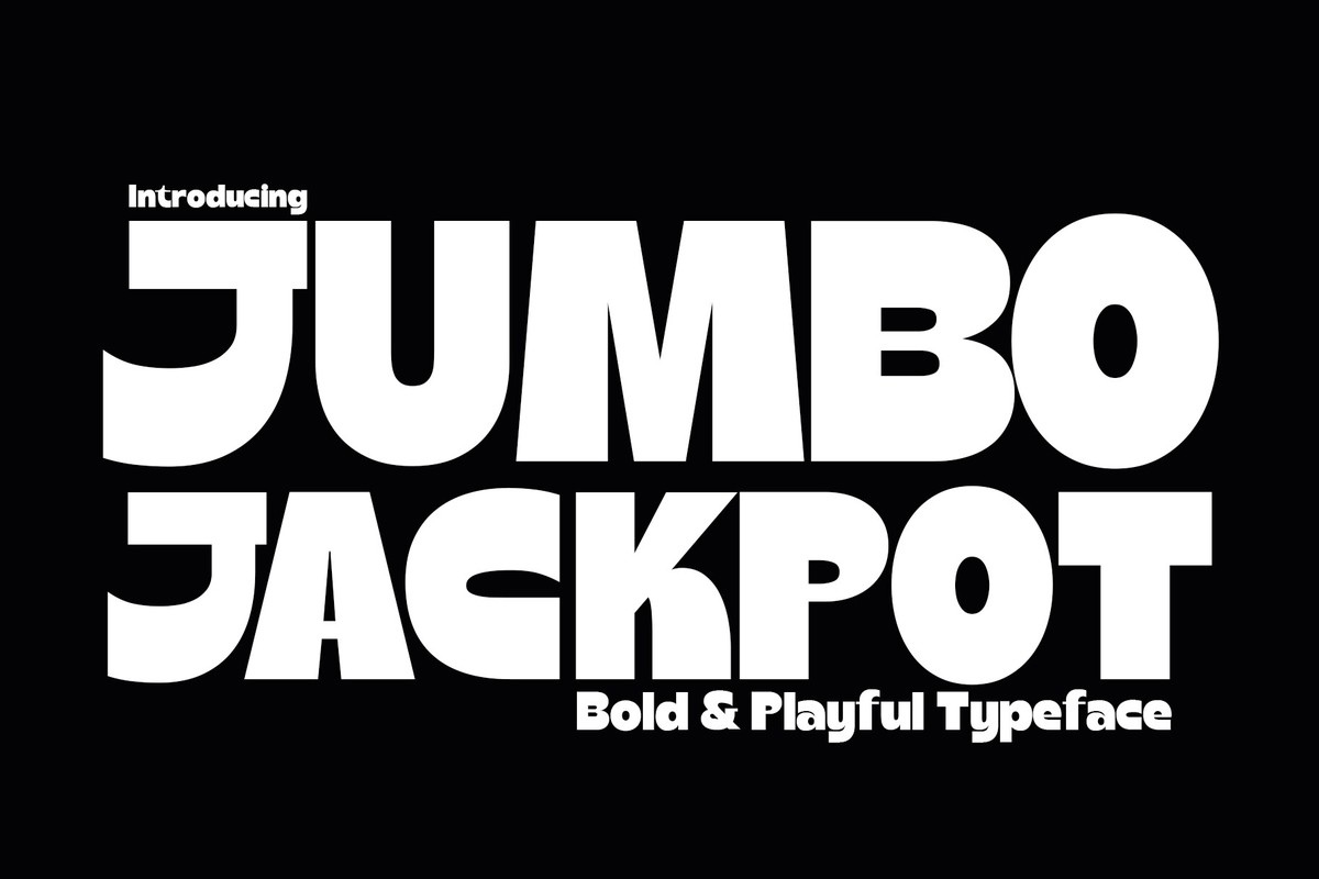 Font Jumbo Jackpot