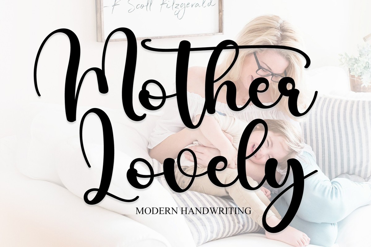 Font Mother Lovely