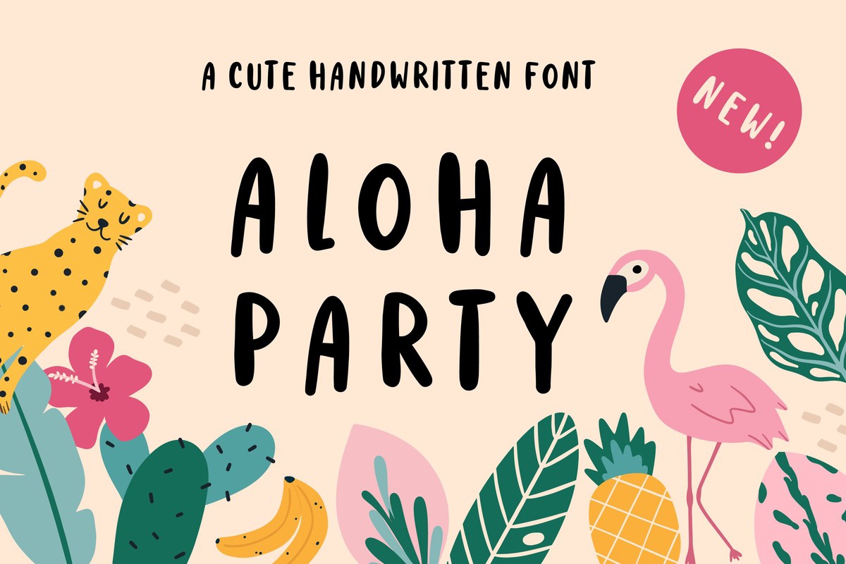 Font Aloha Party