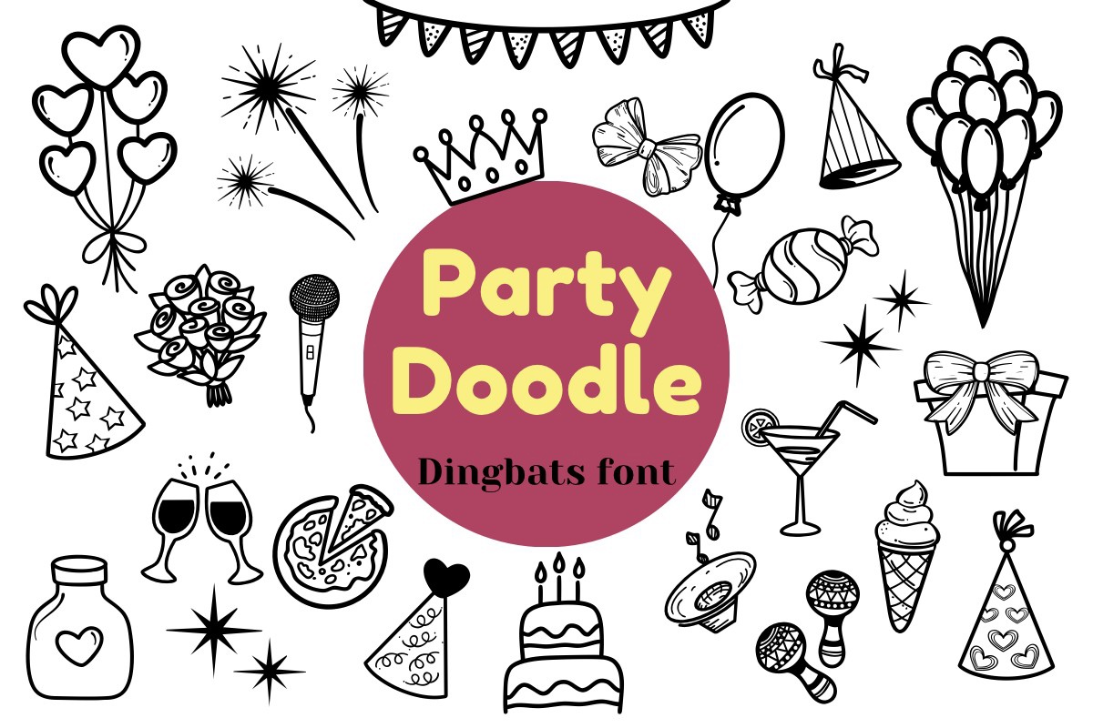 Font Party Doodl