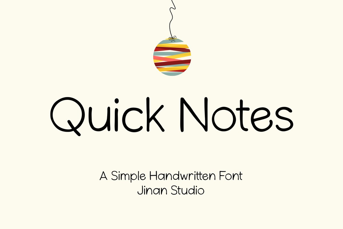 Font Quick Notes