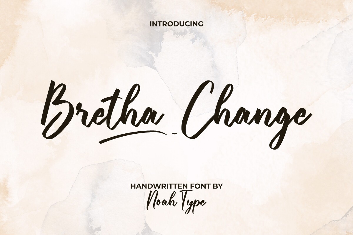 Font Bretha Change