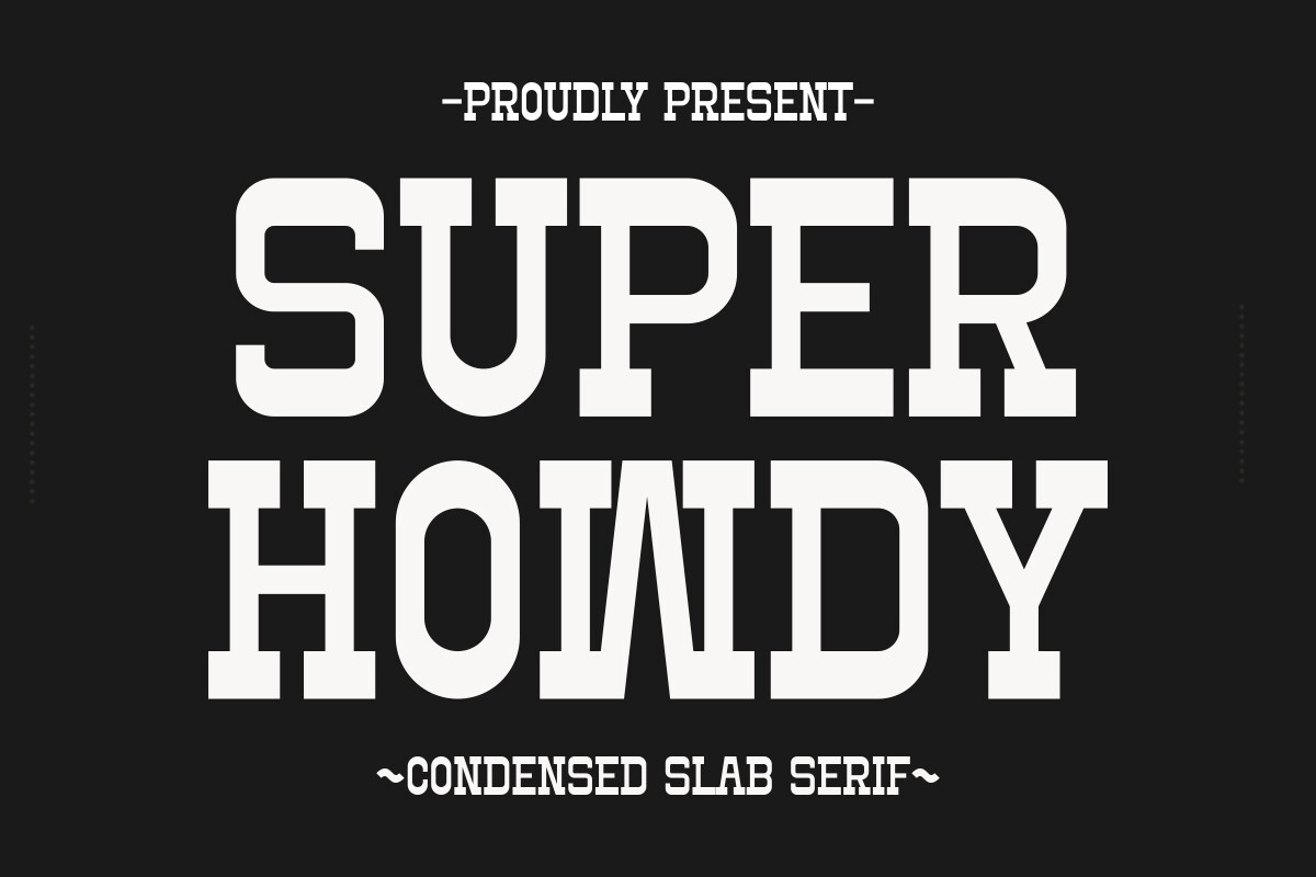 Font Super Howdy